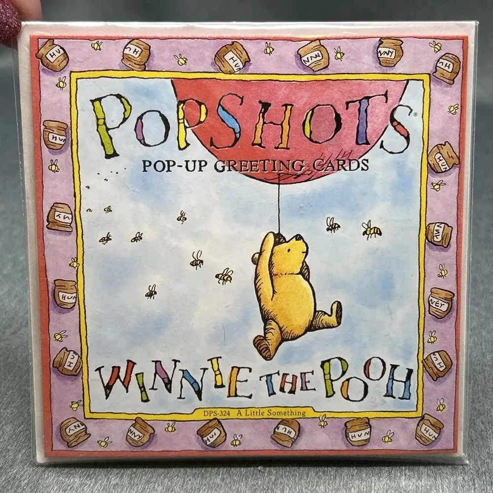 Pop Shots Pop-Up Greeting Cards Winnie The Pooh, Dps-324 A Little Something New